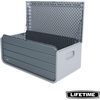 image:imageLIFETIME 136Gallon Modern Deck Box Outdoor Storage Container WeatherResistant UVProtected Lockable Lid