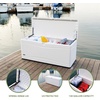 image:imageLIFETIME 60012 Extra Large Deck Box 130 Gallon Desert SandBrownArctic White