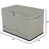 image:imageLIFETIME 60012 Extra Large Deck Box 130 Gallon Desert SandBrownDesert Sand