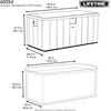 image:imageLIFETIME 60012 Extra Large Deck Box 130 Gallon Desert SandBrownDesert SandBrown