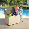 image:imageLIFETIME 60012 Extra Large Deck Box 130 Gallon Desert SandBrownDesert SandBrown