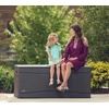 image:imageLIFETIME 60012 Extra Large Deck Box 130 Gallon Desert SandBrownGray
