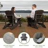 image:imageLIFETIME Faux Wood Adirondack ChairBlack