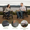 image:imageLIFETIME Faux Wood Adirondack ChairBlack