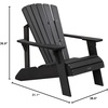 image:imageLIFETIME Faux Wood Adirondack ChairBlack