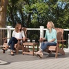 image:imageLIFETIME Faux Wood Adirondack ChairBrown