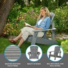 image:imageLIFETIME Faux Wood Adirondack ChairHarbor Gray