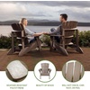 image:imageLIFETIME Faux Wood Adirondack ChairLight Brown