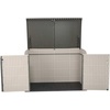 image:imageLIFETIME Large Horizontal Outdoor Deck Storage Box Lockable SpringHinge Lid 561 Gallon CapacityStorage Box
