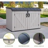 image:imageLIFETIME Large Horizontal Outdoor Deck Storage Box Lockable SpringHinge Lid 561 Gallon CapacityStorage Box