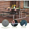 image:imageLifetime 22123 Folding Picnic Table 6 Feet Hunter GreenHunter Green