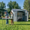 image:imageLifetime Outdoor Storage Shed 10 x 8 Foot Gray