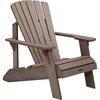 image:imageLIFETIME Faux Wood Adirondack ChairLight Brown